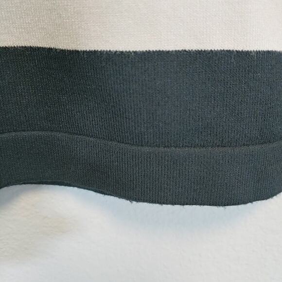 Karen Millen Women's Black Striped Knit Career Dress Sz 4 - Picture 3 of 9